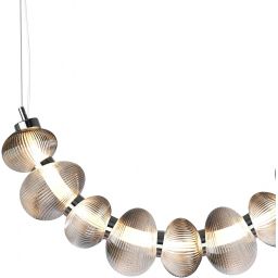 Milagro Bolla lampa wisząca 1x36 W przydymiona ML1429