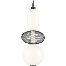 Milagro Arame lampa wisząca 1x23 W biała-czarna ML1433