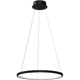 Milagro Hoop lampa wisząca 1x27 W czarna ML1541