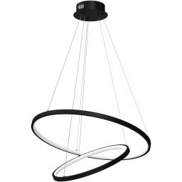 Milagro Hoop lampa wisząca 1x51 W czarna ML1542
