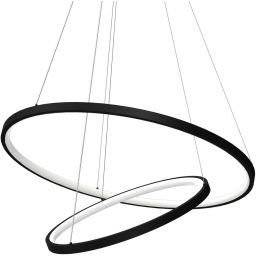 Milagro Hoop lampa wisząca 1x51 W czarna ML1542