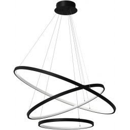 Milagro Hoop lampa wisząca 1x93 W czarna ML1543
