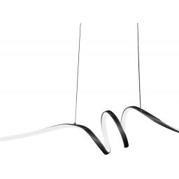 Milagro Loop lampa wisząca 1x28 W czarna ML1577