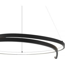 Milagro Lorenzo lampa wisząca 1x35 W czarna ML1583