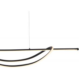 Milagro Ambar lampa wisząca 1x35 W czarna ML1584