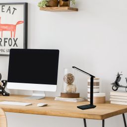 Milagro Post lampa biurkowa 1x5 W czarna ML1630