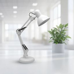 Milagro Nexa lampa biurkowa 1x60 W biała ML1637