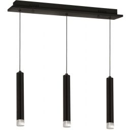 Milagro Carbon lampa wisząca 1x5 W czarna ML183