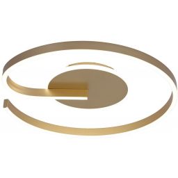 Milagro Lorenzo lampa podsufitowa 1x22 W złota ML1849