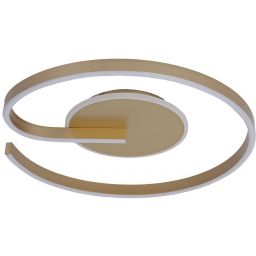 Milagro Lorenzo lampa podsufitowa 1x22 W złota ML1849