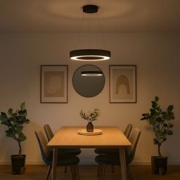 Milagro Union lampa wisząca 1x40 W czarna ML1866