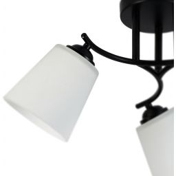 Milagro Pafos lampa podsufitowa 3x15 W czarna ML2257