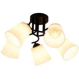 Milagro Pafos lampa podsufitowa 5x15 W czarna ML2258