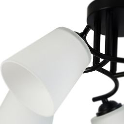 Milagro Pafos lampa podsufitowa 5x15 W czarna ML2258