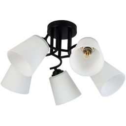Milagro Pafos lampa podsufitowa 5x15 W czarna ML2258