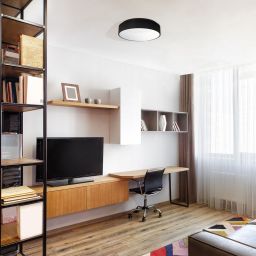 Milagro Ohio plafon 1x24W czarny ML3832