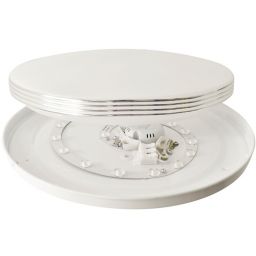 Milagro Bravo plafon 1x16W biały/chrom ML4267