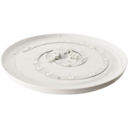 Milagro Bravo plafon 1x20W biały/chrom ML4268