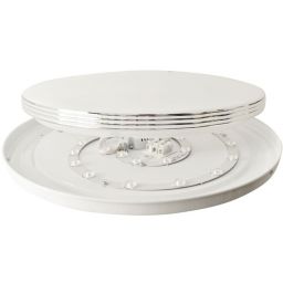 Milagro Bravo plafon 1x20W biały/chrom ML4268