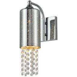 Milagro Moonlight kinkiet 1x40W chrom/kryształ ML4362