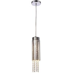 Milagro Moonlight lampa wisząca 1x40W chrom/kryształ ML4363