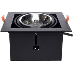 Milagro Plaza lampa do zabudowy 1x12W czarna ML4740