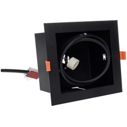 Milagro Plaza lampa do zabudowy 1x12W czarna ML4740