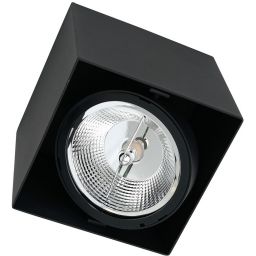 Milagro Plaza lampa podsufitowa 1x12W czarna ML4744
