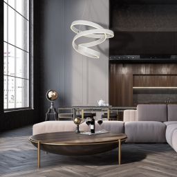 Milagro Andromeda lampa wisząca 1x45W biała ML5492