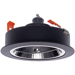 Milagro Redondo lampa do zabudowy 1x15W czarna ML5696