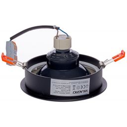 Milagro Redondo lampa do zabudowy 1x15W czarna ML5696