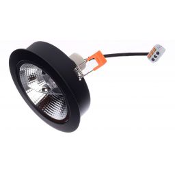 Milagro Redondo lampa do zabudowy 1x15W czarna ML5696