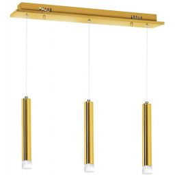 Milagro Goldie lampa wisząca 3x5W złota ML5714