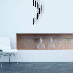 Milagro Carbon lampa wisząca 12x1W czarna ML6161