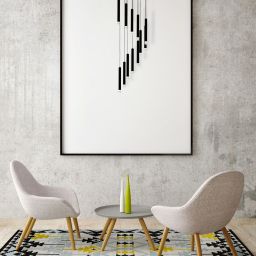 Milagro Carbon lampa wisząca 12x1W czarna ML6161