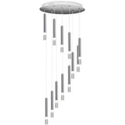 Milagro Ice lampa wisząca 12x1W chrom ML6162