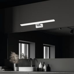 Milagro Shine kinkiet 1x13,8W LED biały/chrom ML7882