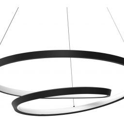 Milagro Lucero lampa wisząca 1x48W LED czarna ML7948