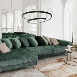 Milagro Lucero lampa wisząca 1x48W LED czarna ML7948