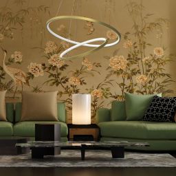 Milagro Lucero lampa wisząca 1x48W LED złota ML7950