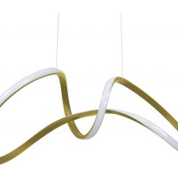 Milagro Tesoro lampa wisząca 1x48W LED złota ML7953