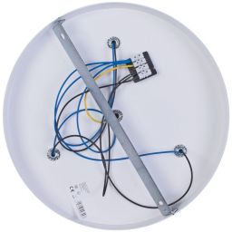 Milagro Angelica lampa podsufitowa 3x60W biały/kryształ MLP1164