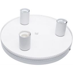 Milagro Angelica lampa podsufitowa 3x60W biały/kryształ MLP1164