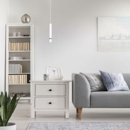 Milagro Joker lampa wisząca 1x8W biała/chrom MLP1347