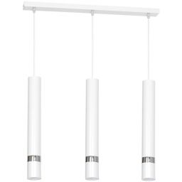 Milagro Joker lampa wisząca 3x8W biała/chrom MLP1348
