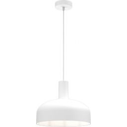 Milagro Visby lampa wisząca 1x60 W biała MLP1552