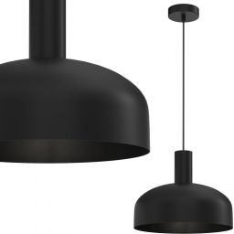 Milagro Visby lampa wisząca 1x60 W czarna MLP1553