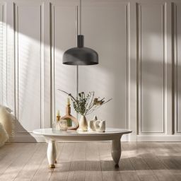 Milagro Visby lampa wisząca 1x60 W czarna MLP1553