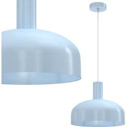 Milagro Visby lampa wisząca 1x60 W niebieska MLP1556