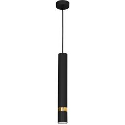 Milagro Joker lampa wisząca 1x8W czarno/złota MLP6079